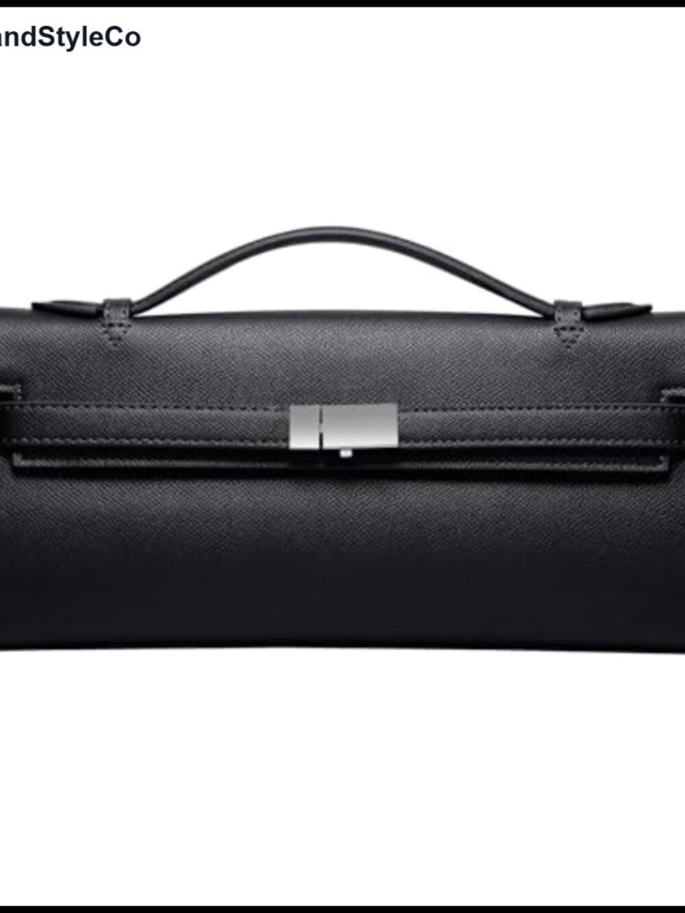 Soft PU Leather Clutch Top Handle Evening Party Bag